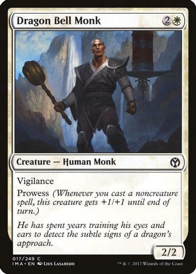 Dragon Bell Monk Iconic Masters Magic card