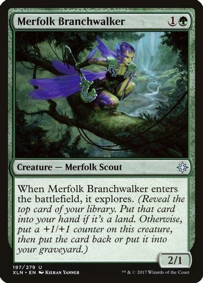 Merfolk Branchwalker Ixalan Magic card