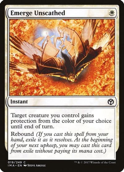 Emerge Unscathed Iconic Masters Magic card