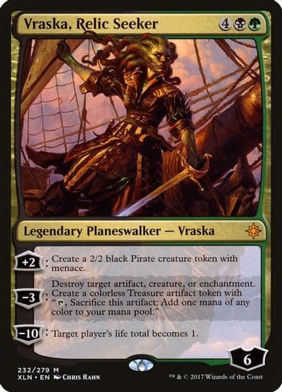 Vraska Relic Seeker Ixalan Magic card