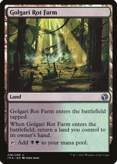 Golgari Rot Farm Iconic Masters Magic card