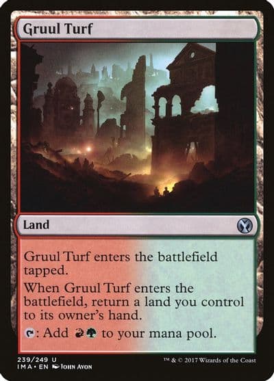 Gruul Turf Iconic Masters Magic card