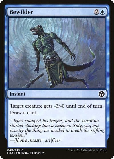 Bewilder Iconic Masters Magic card