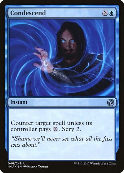 Condescend Iconic Masters Magic card
