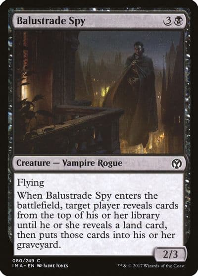Balustrade Spy Iconic Masters Magic card