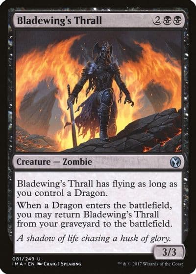 Bladewings Thrall Iconic Masters Magic card