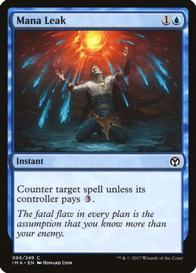 Mana Leak Iconic Masters Magic card