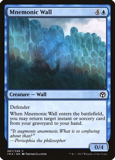 Mnemonic Wall Iconic Masters Magic card