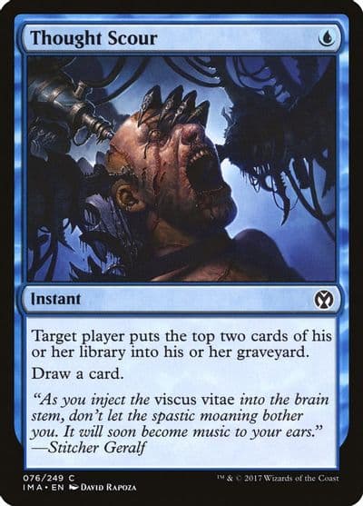 Thought Scour Iconic Masters Magic card