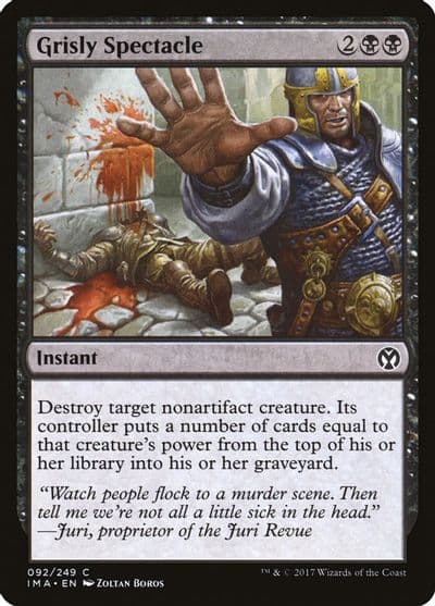Grisly Spectacle Iconic Masters Magic card