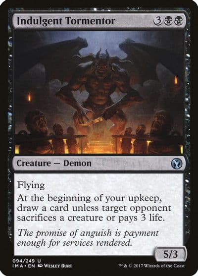 Indulgent Tormentor Iconic Masters Magic card