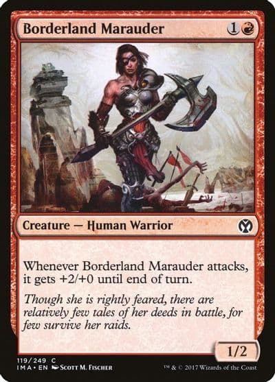 Borderland Marauder Iconic Masters Magic card