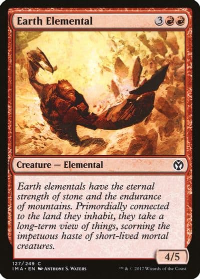 Earth Elemental Iconic Masters Magic card