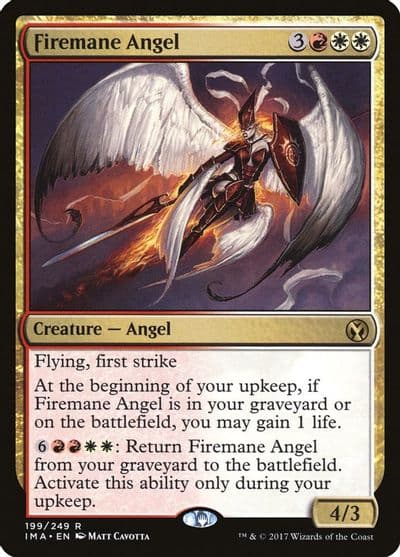 Firemane Angel Iconic Masters Magic card