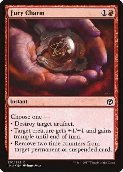 Fury Charm Iconic Masters Magic card