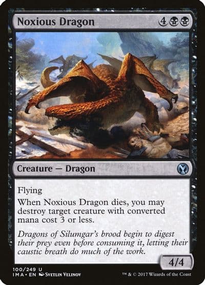Noxious Dragon Iconic Masters Magic card