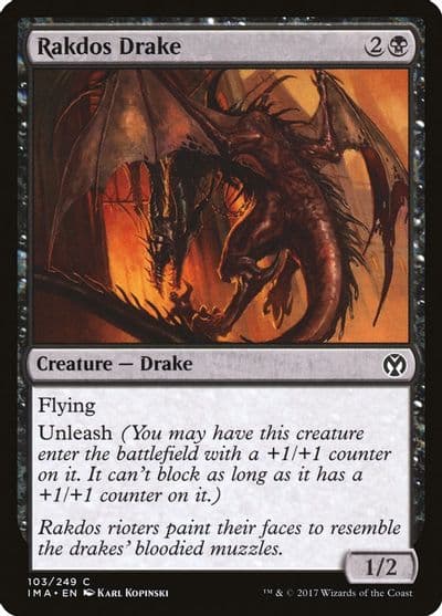 Rakdos Drake Iconic Masters Magic card
