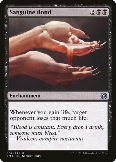 Sanguine Bond Iconic Masters Magic card