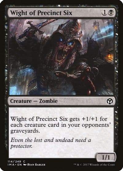 Wight of Precinct Six Iconic Masters Magic card