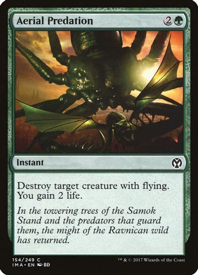 Aerial Predation Iconic Masters Magic card