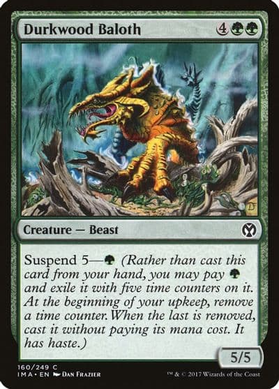 Durkwood Baloth Iconic Masters Magic card