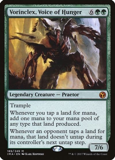 Vorinclex Voice of Hunger Iconic Masters Magic card