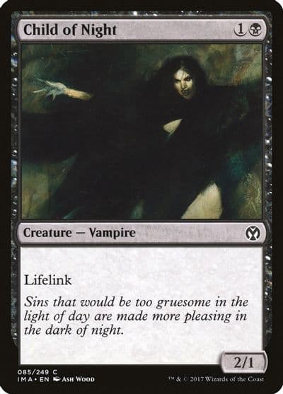 Child of Night Iconic Masters Magic card