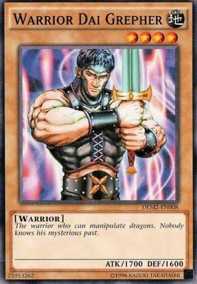 Warrior Dai Grepher Demo Deck 2015 Yu-Gi-Oh! card