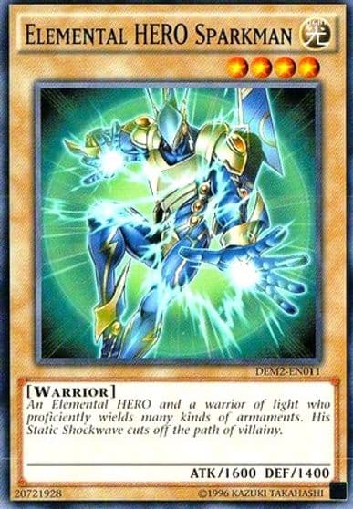 Elemental HERO Sparkman Demo Deck 2015 Yu-Gi-Oh! card