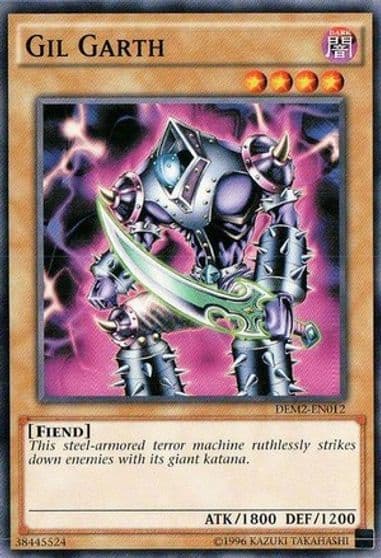 Gil Garth Demo Deck 2015 Yu-Gi-Oh! card