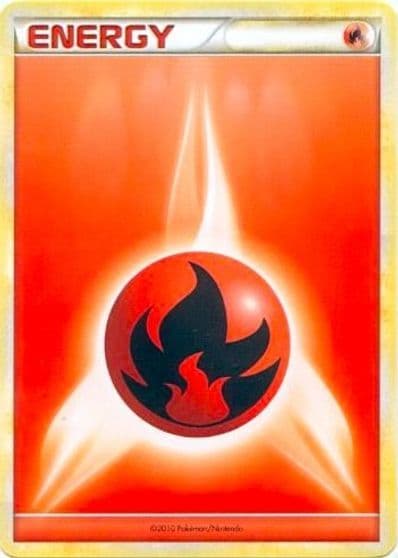 Fire Energy (2010 Unnumbered HGSS Style Non-Holo) League & Championship Cards Pokemon card
