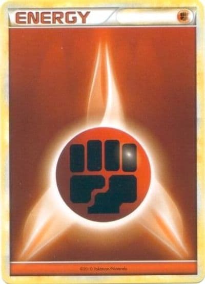 Fighting Energy (2010 Unnumbered HGSS Style Non-Holo) League & Championship Cards Pokemon card