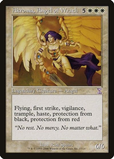 Akroma Angel of Wrath Timeshifted Magic card
