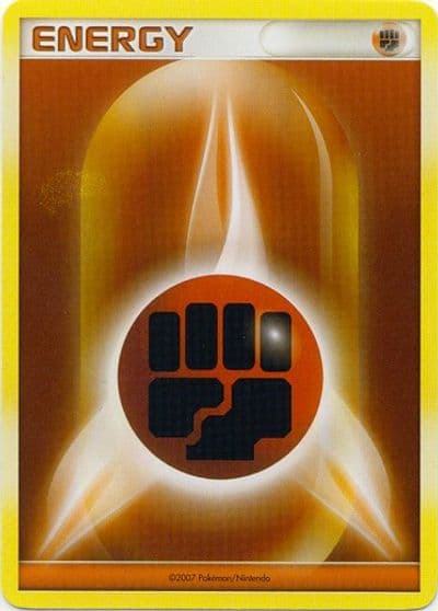 Fighting Energy (2007 Unnumbered D/P Style Non-Holo) League & Championship Cards Pokemon card