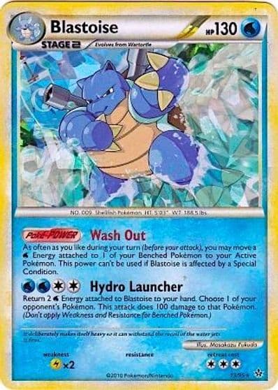 Blastoise (Cracked Ice Holo) Miscellaneous Cards & Products Pokemon card