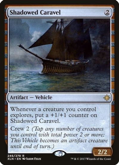 Shadowed Caravel Ixalan Magic card