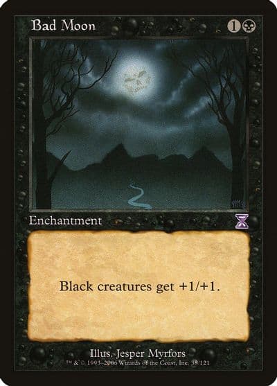 Bad Moon Timeshifted Magic card