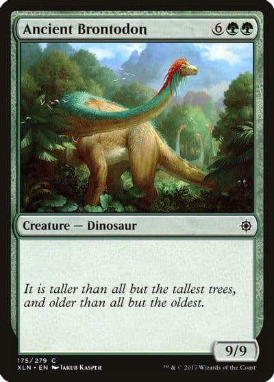 Ancient Brontodon Ixalan Magic card