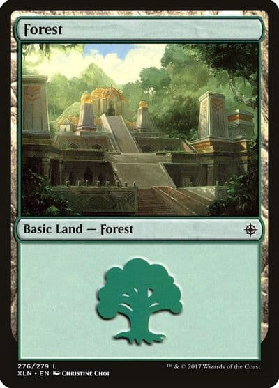Forest 276 Ixalan Magic card