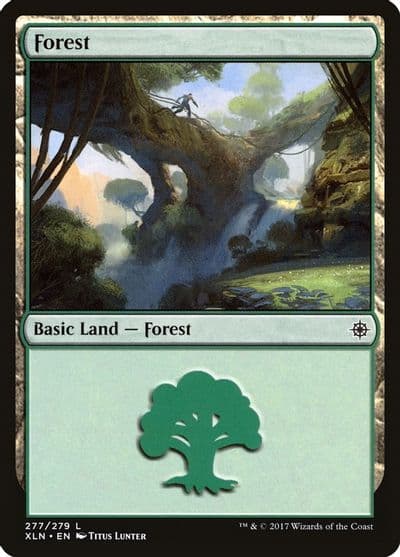 Forest 277 Ixalan Magic card