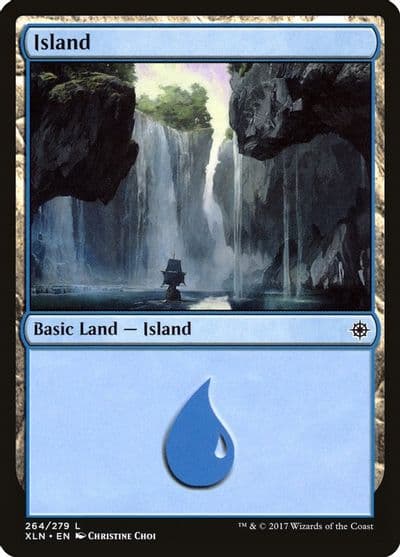 Island 264 Ixalan Magic card