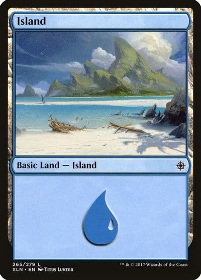 Island 265 Ixalan Magic card