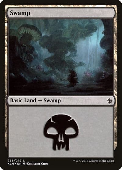 Swamp 268 Ixalan Magic card