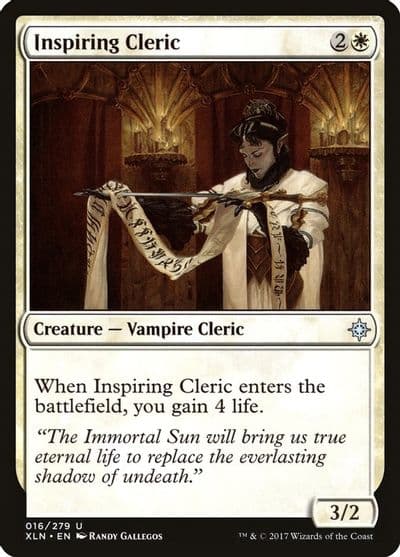 Inspiring Cleric Ixalan Magic card