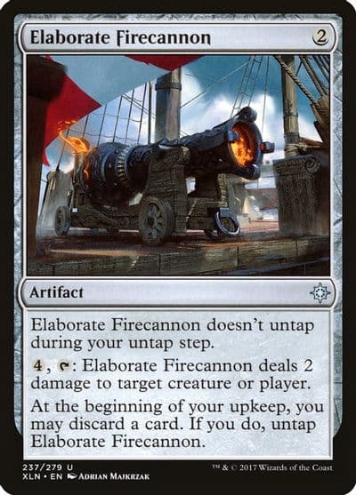 Elaborate Firecannon Ixalan Magic card