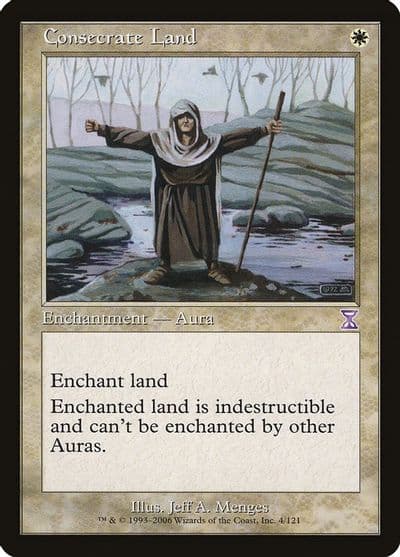 Consecrate Land Timeshifted Magic card