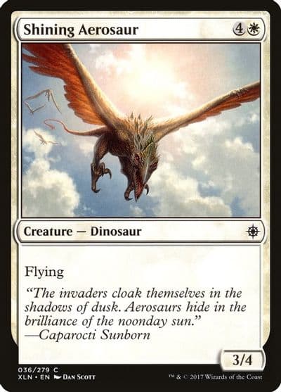 Shining Aerosaur Ixalan Magic card