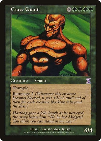Craw Giant Timeshifted Magic card
