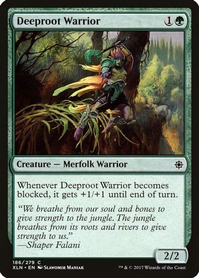 Deeproot Warrior Ixalan Magic card