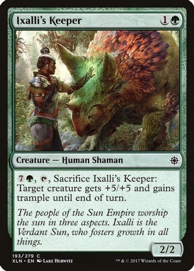 Ixallis Keeper Ixalan Magic card